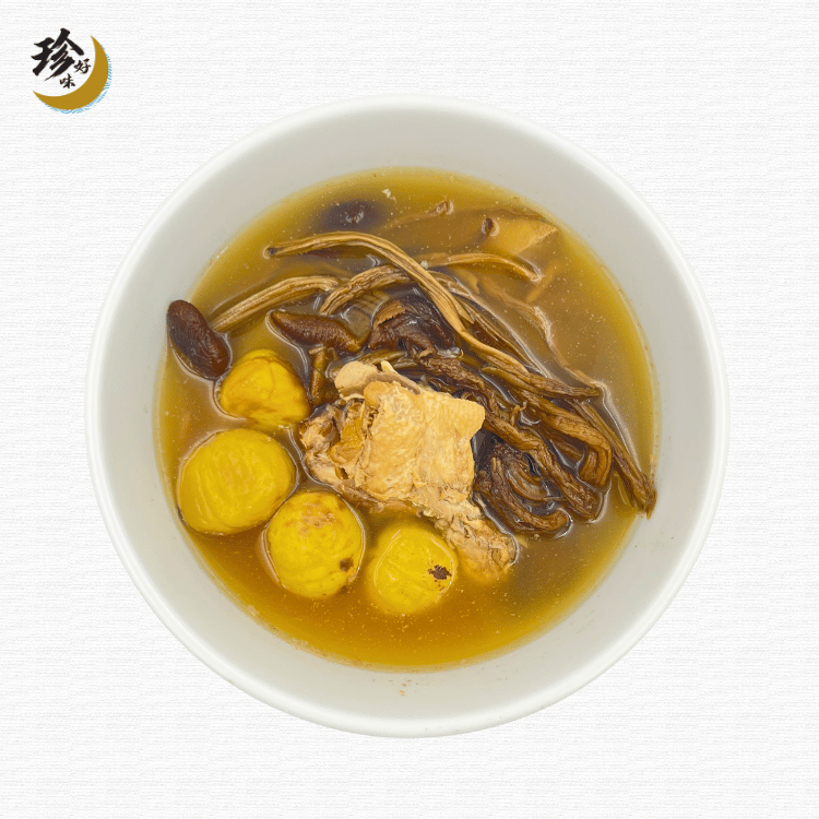 【即飲湯】 茶樹菇栗子袪濕湯