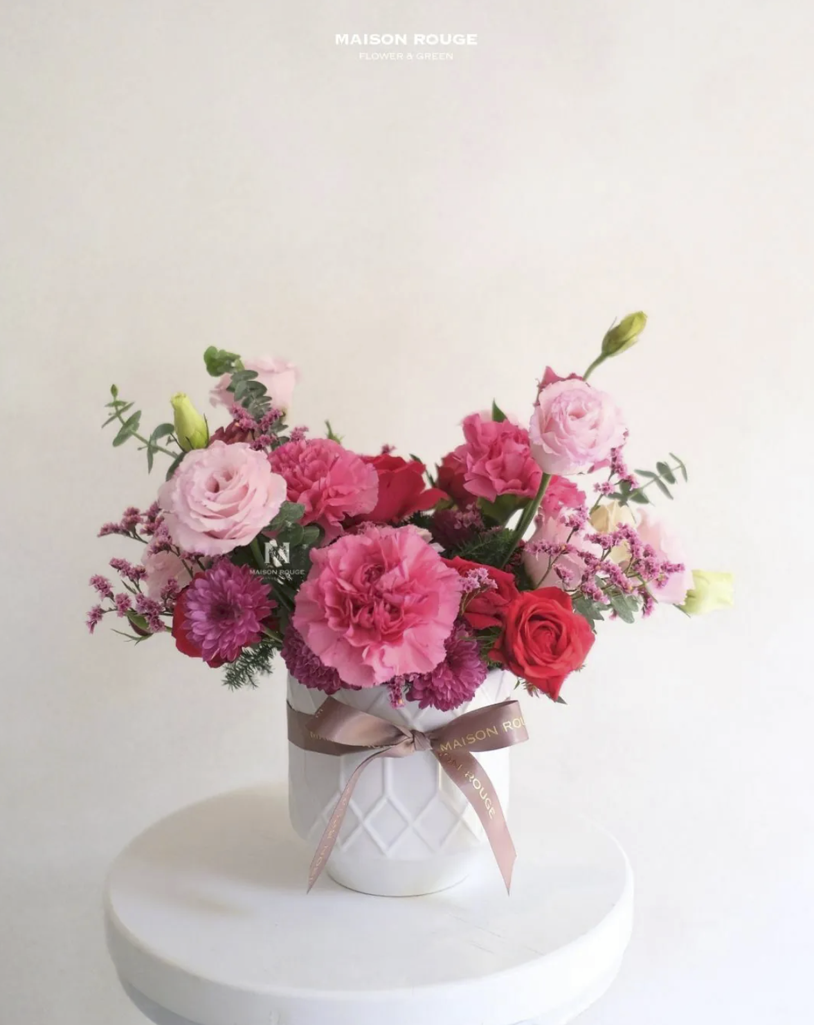 貳樓有花・法式簡約風桌花・三色