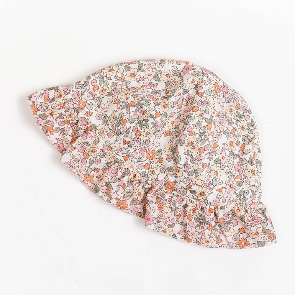 PIPPY 雙面戴精緻刺繡遮陽帽 粉