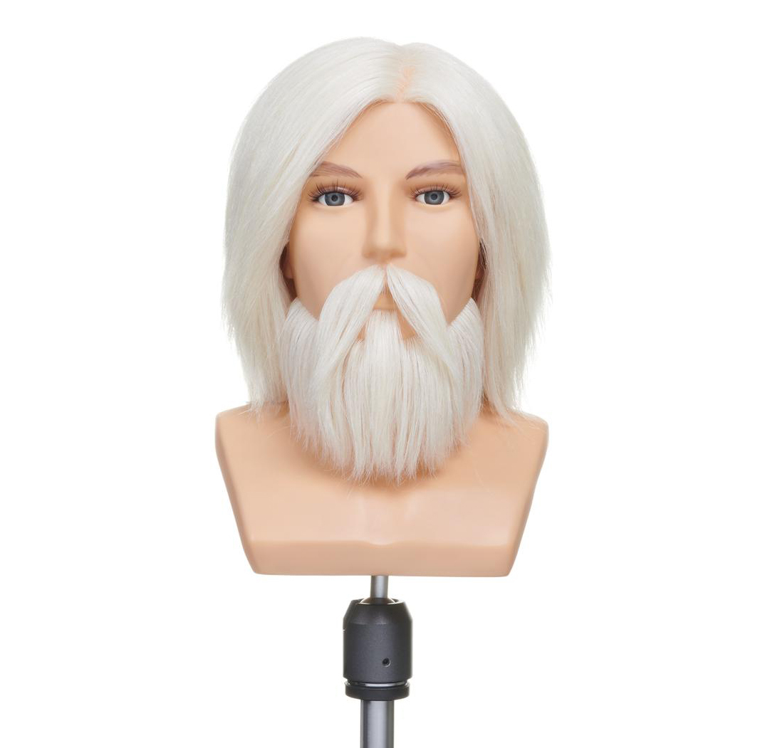 白真髮鬍子男人頭