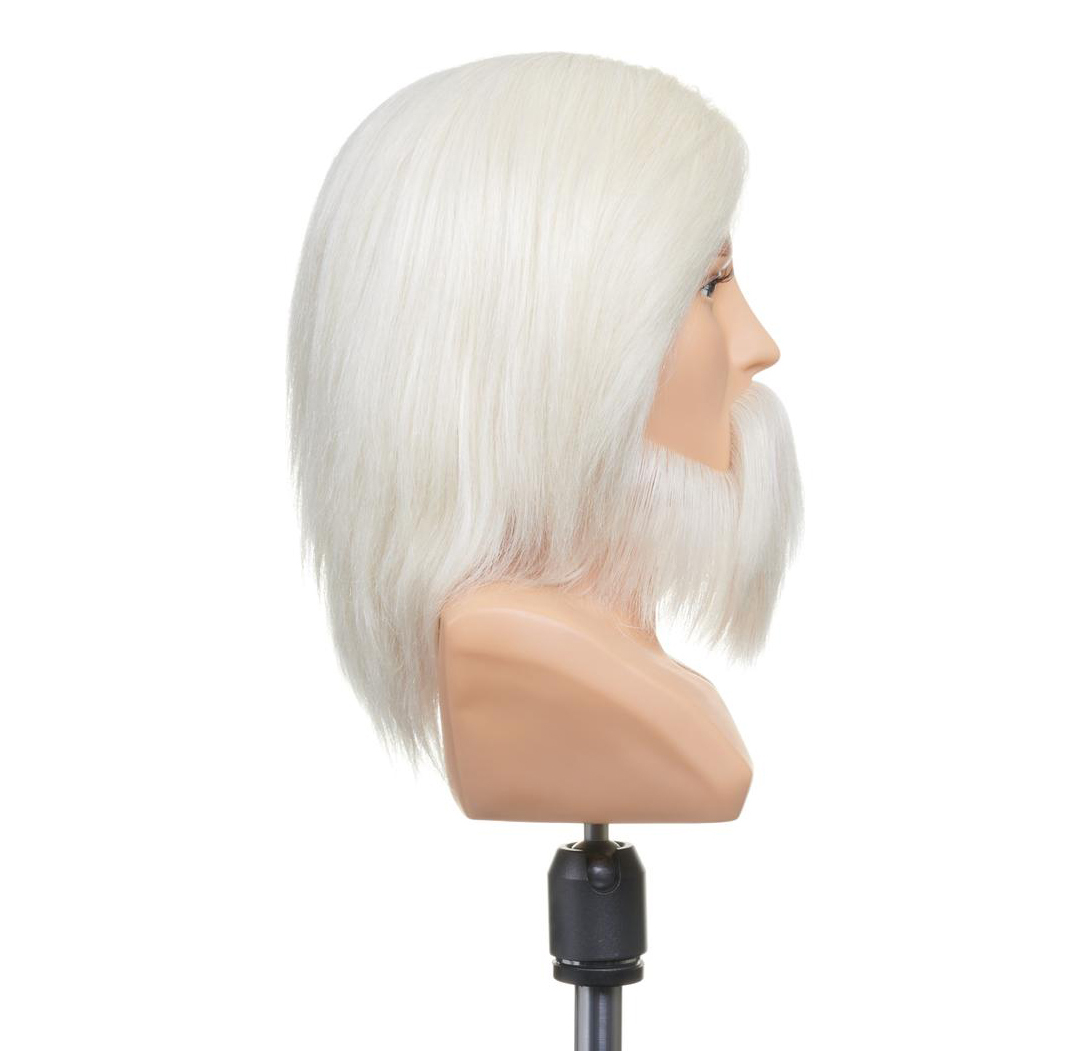 白真髮鬍子男人頭