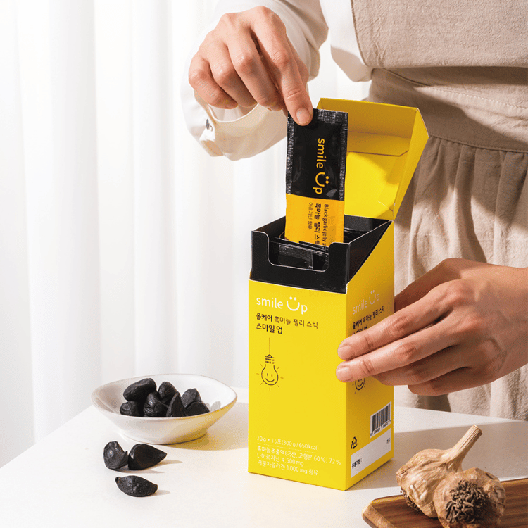 Smile Up 黑蒜骨膠原啫喱 (20g x 15條)