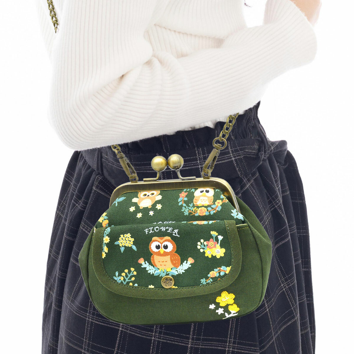 14公分梯形口金(鎖螺絲款)【贈梯形口金袋蓋口袋包紙型】