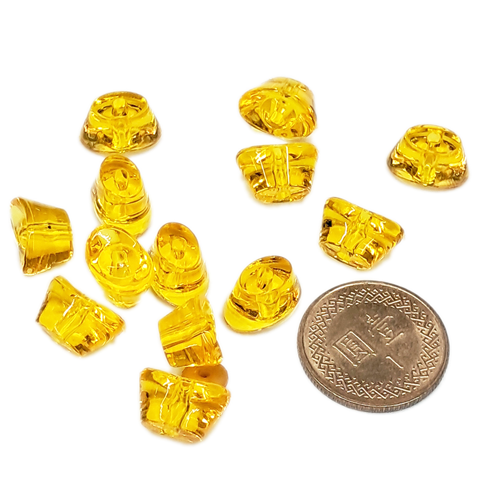 元寶 壓克力1.2 *1.4*0.7公分3顆【十方】141705