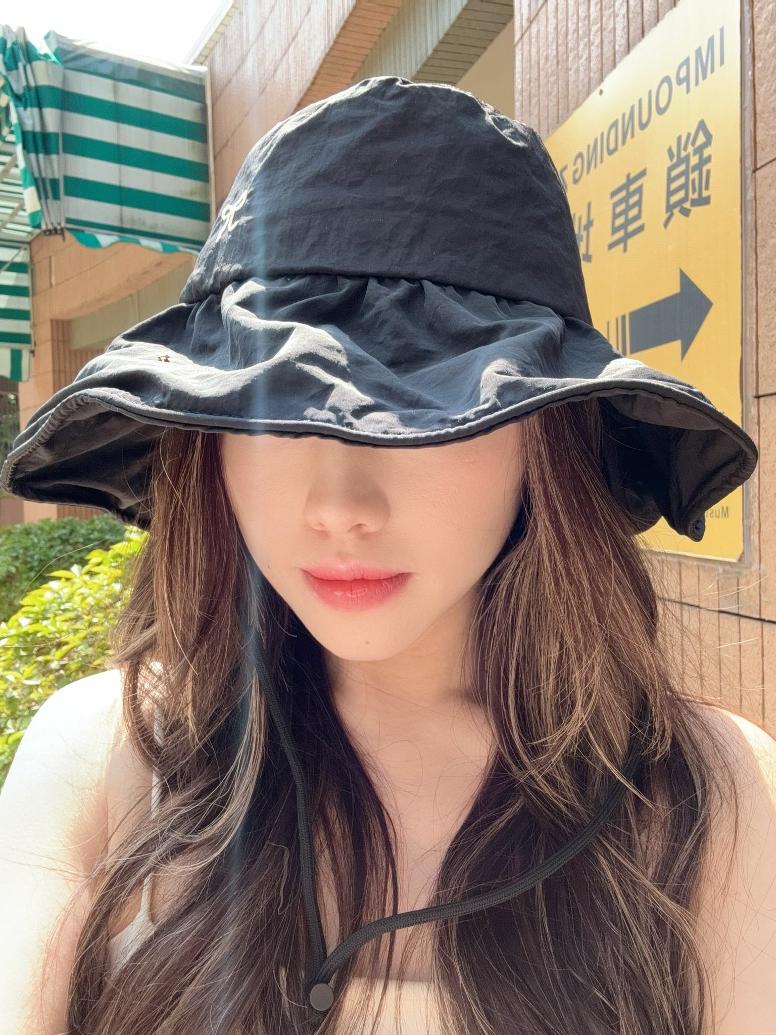 HAT#7053🤍手袋C 位太陽帽