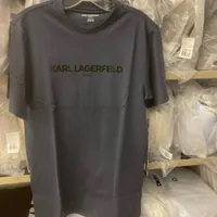 [S] KARL LAGERFELD NAVY SPORTS WEAR CHEST LOGO T-SHIRT, LM0T2022-NVY (SKL1318)