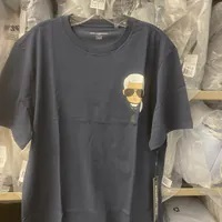 [S] KARL LAGERFELD NAVY MINI KARL HEAD GRAPHIC TEE, LM9K3885-NVY (SKL1319)