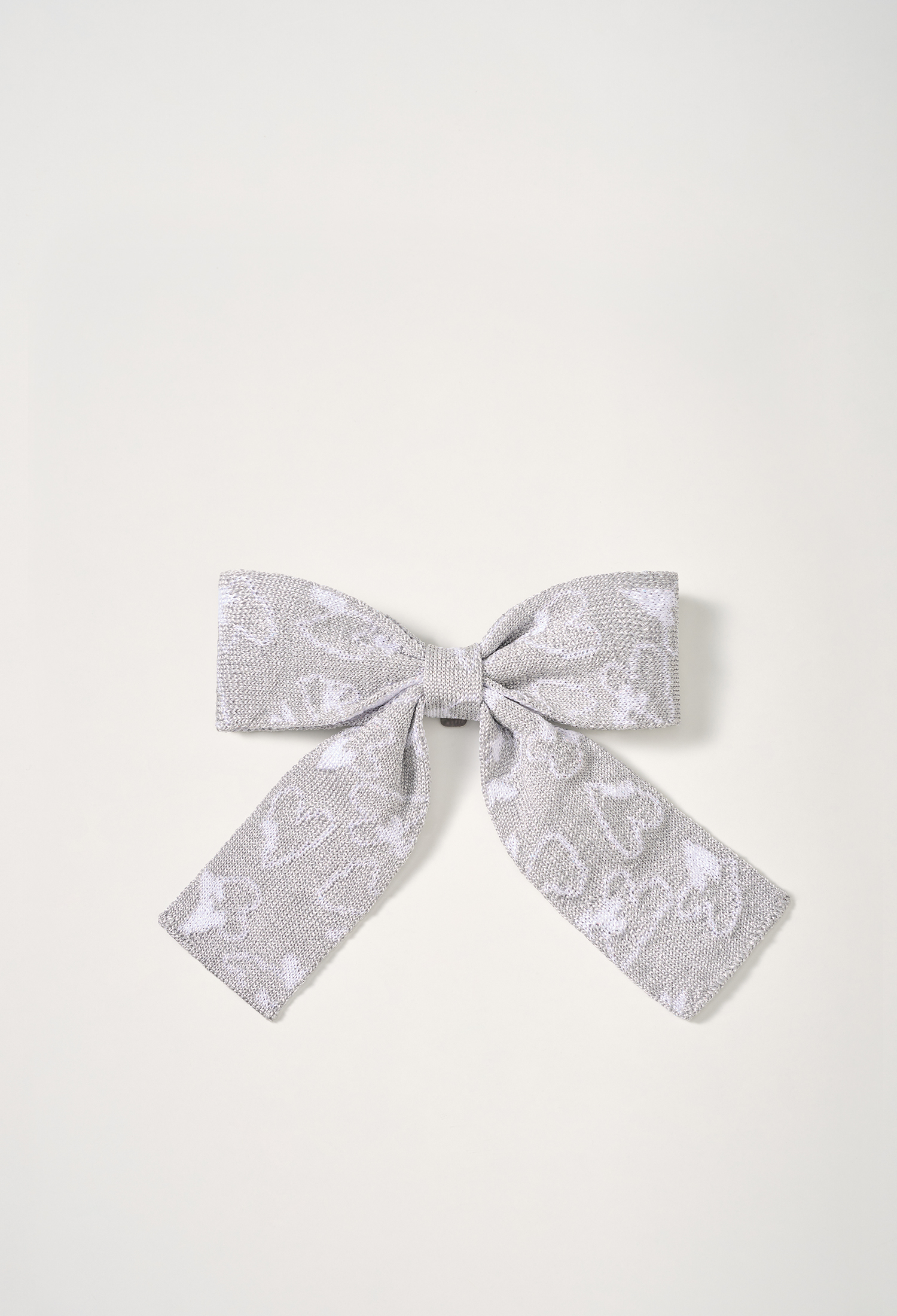 茱莉亞蝴蝶結夾飾 金蔥銀