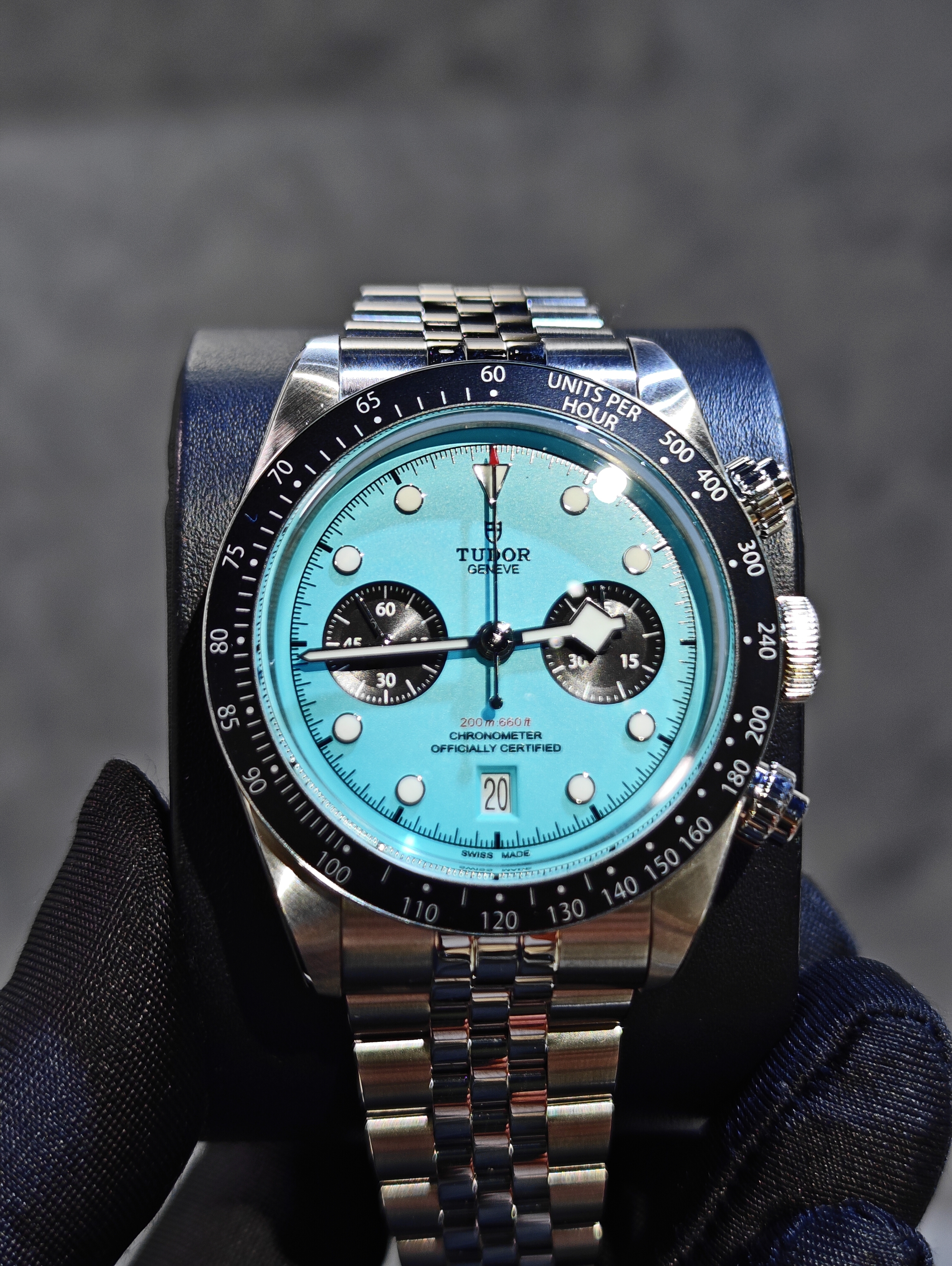 m79360n-0024 | 全新帝舵綠松石藍色面BLACK BAY CHRONO 鋼錶41毫米腕錶