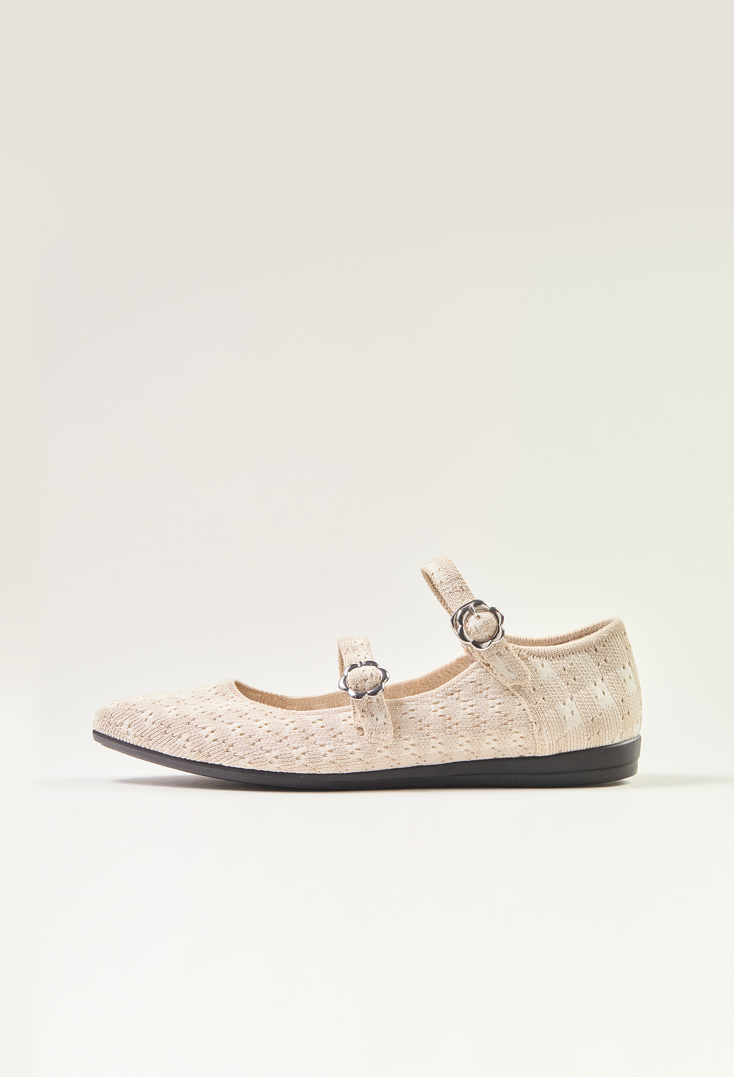 野餐黛西平底鞋 白格紋