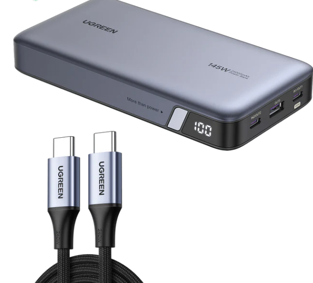 Ugreen 145W 25000mAh PD3.1 電話/平板/電腦行動電源_PB205-90597A