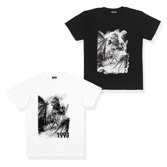 224633 Pbandai 預訂 2025/6月 ゴジラ　モノクロデザインTシャツ　ラドン＆ベビーゴジラ