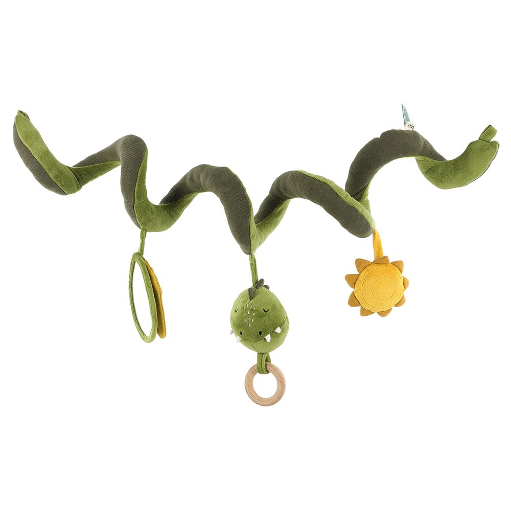 【比利時Trixie】動物造型捲捲安撫玩具-威力恐龍