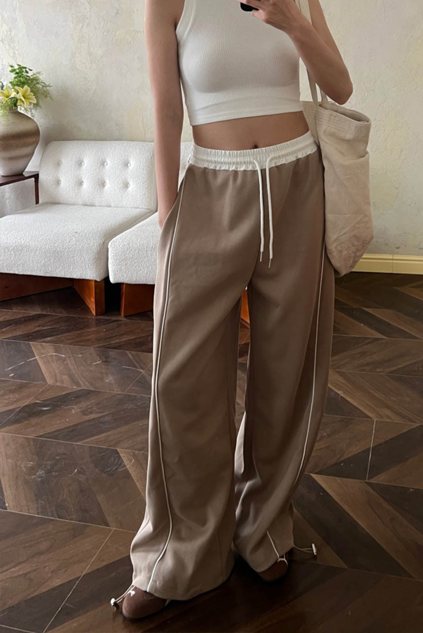 車線白褲頭運動褲*3色