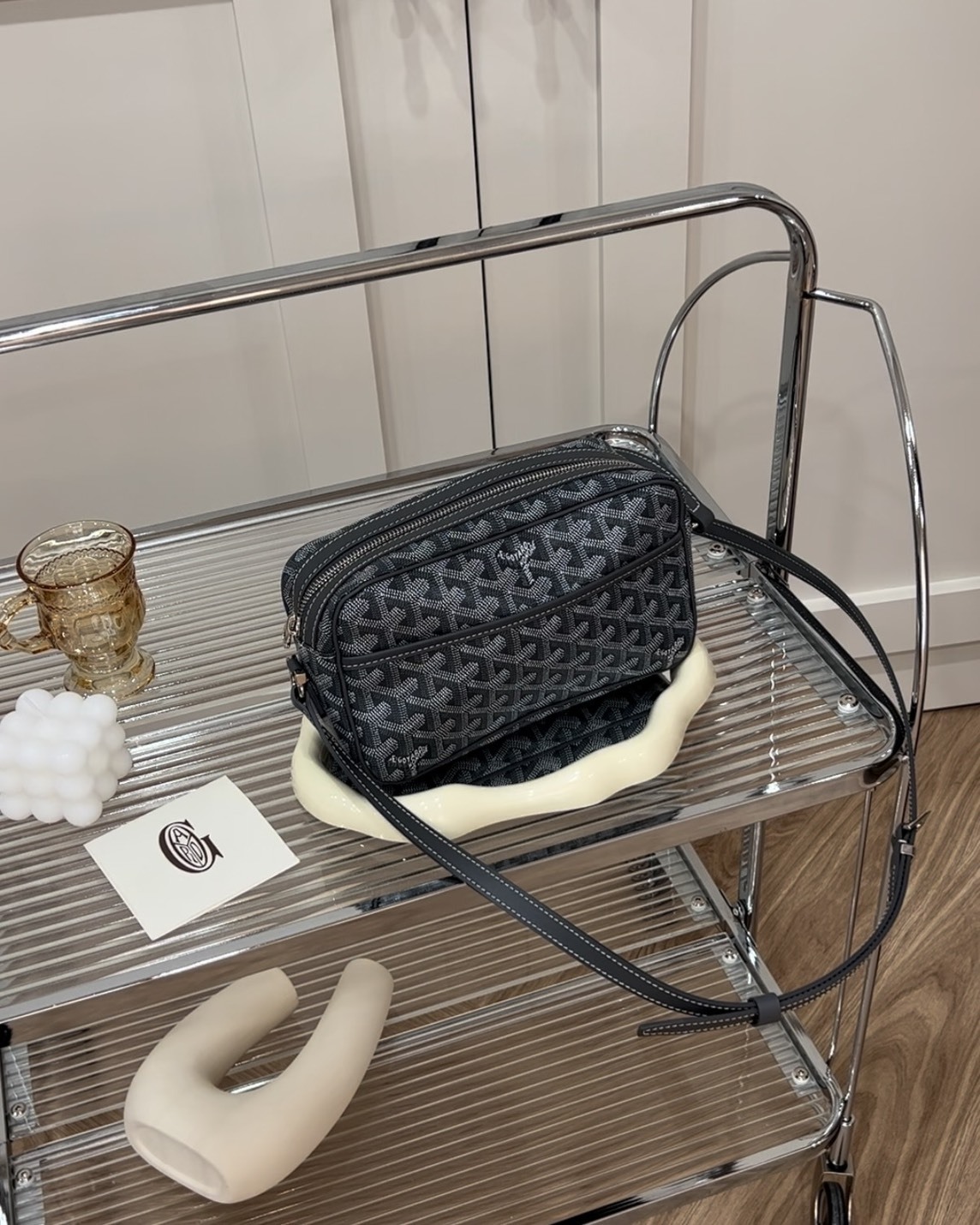 GOYARD｜CAP-VERT 小號相機包 灰色