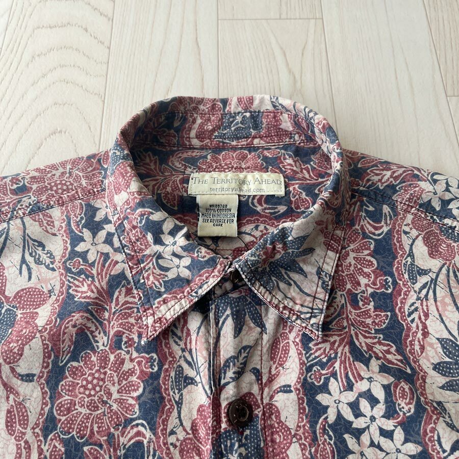 The Territory Ahead梅紅色綿質花恤