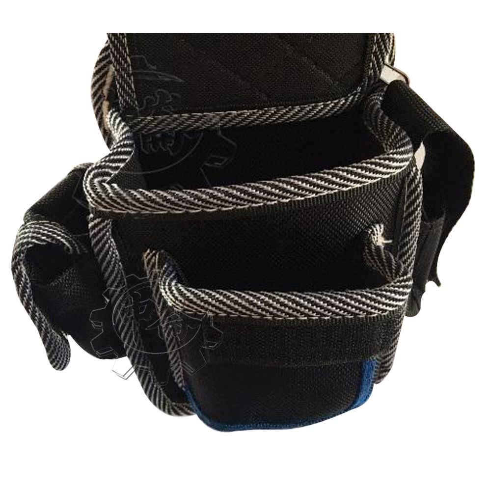 ＊中崙五金【附發票】CRAB KING 台灣製 快速式七格隨身工作小腰包 工作袋 7格萬用包 水電工具袋 DR-701