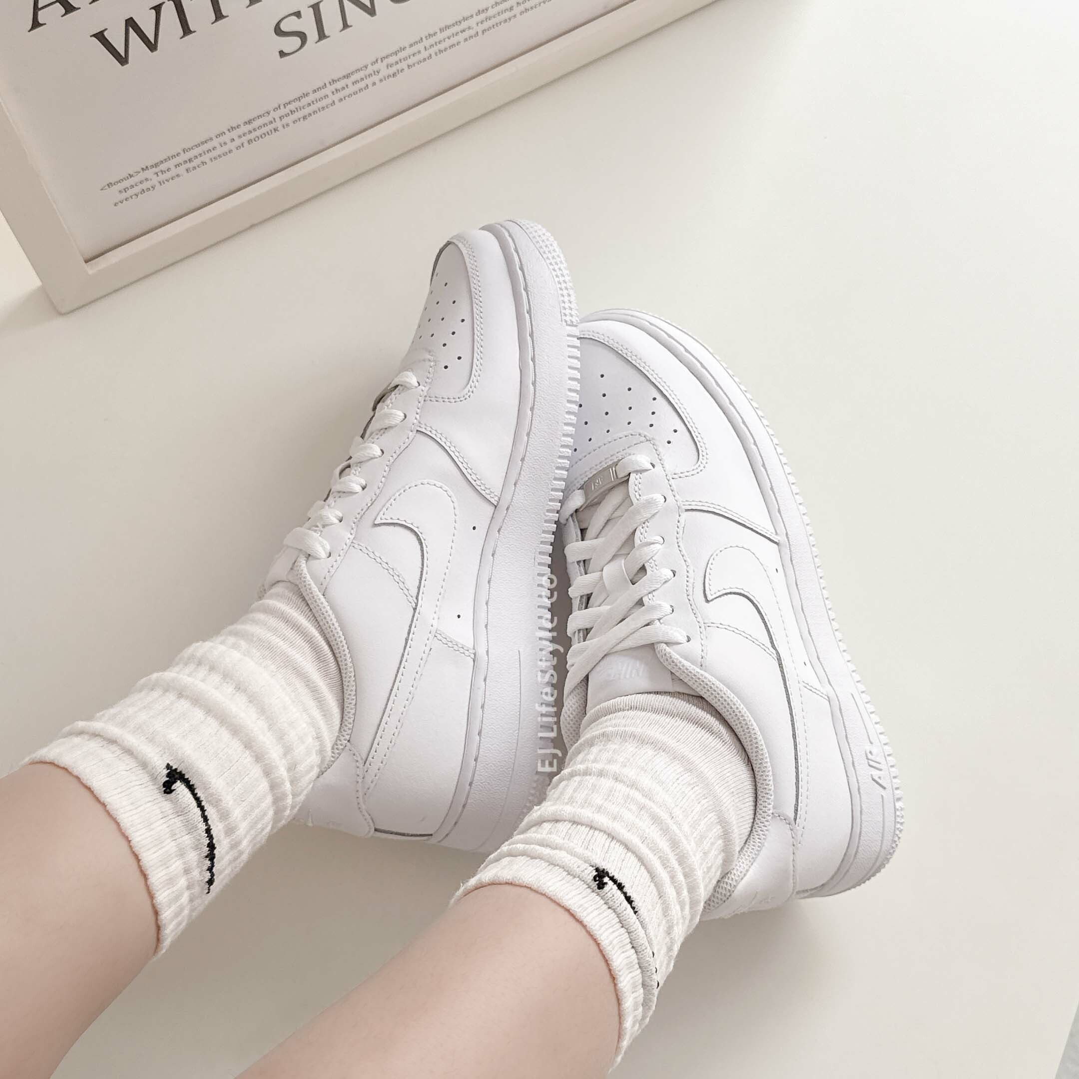 NIKE AIR FORCE 1 全白 白FORCE 大童鞋 DH2920-111 FV5951-111 / 現貨