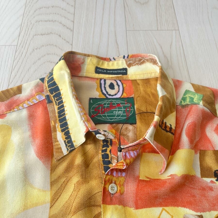 Strattum Club粉色藝術圖案短袖恤衫