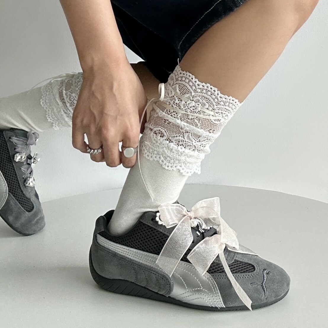 <這雙要搶🔥> PUMA SPEEDCAT PREMIUM 賽車鞋 炭灰銀