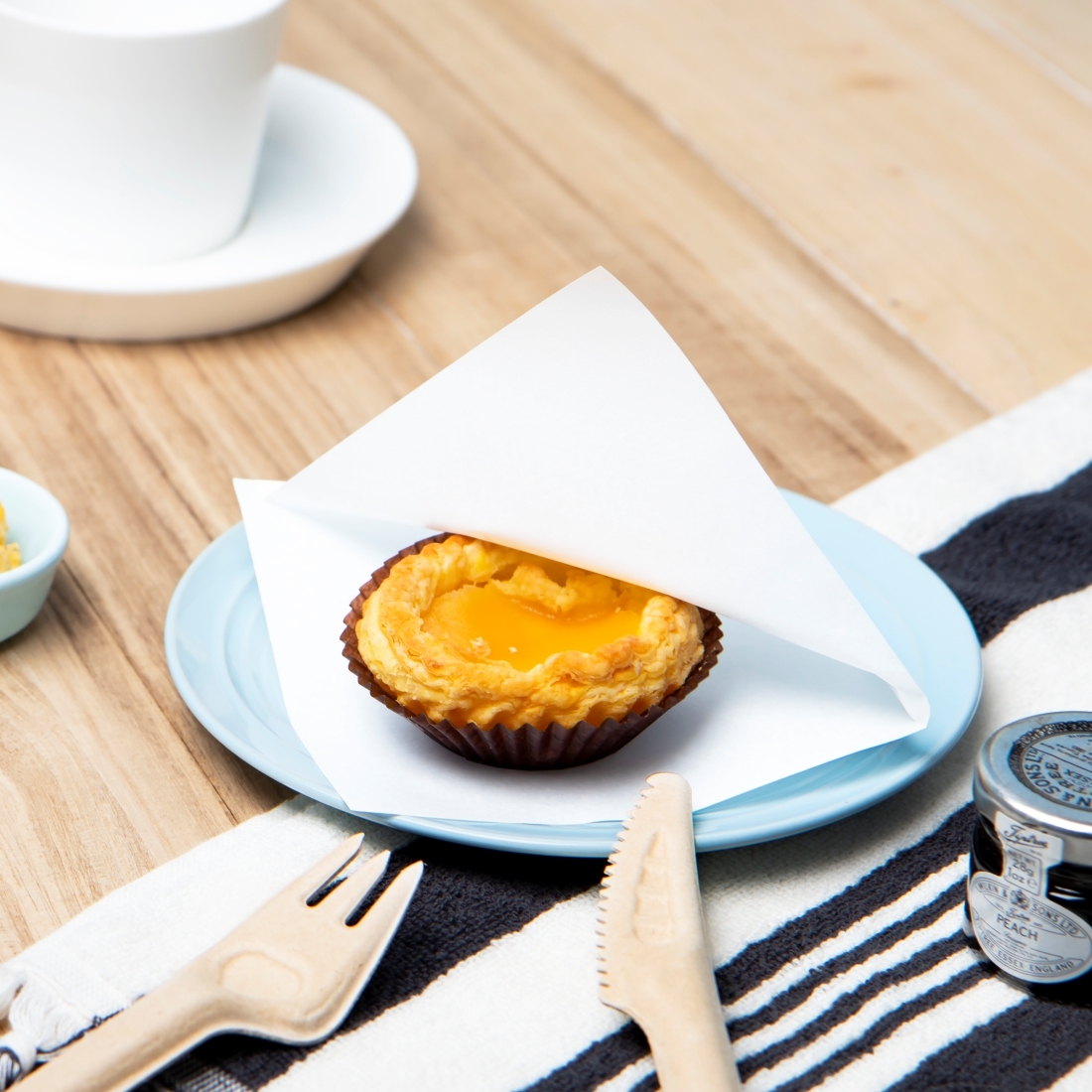 淋膜L型袋 白牛 12x12cm 1號