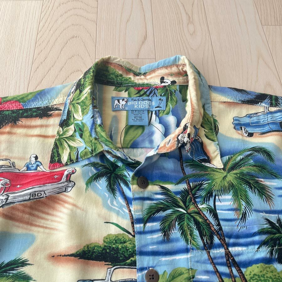 Big Dogs Kids 夏威夷風短袖恤衫