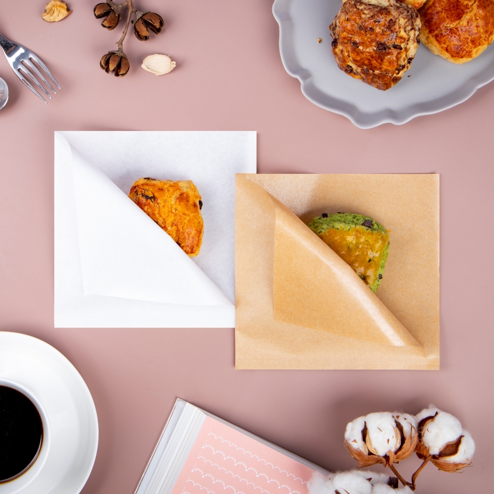 淋膜L型袋 白牛 15x15.5cm 2號