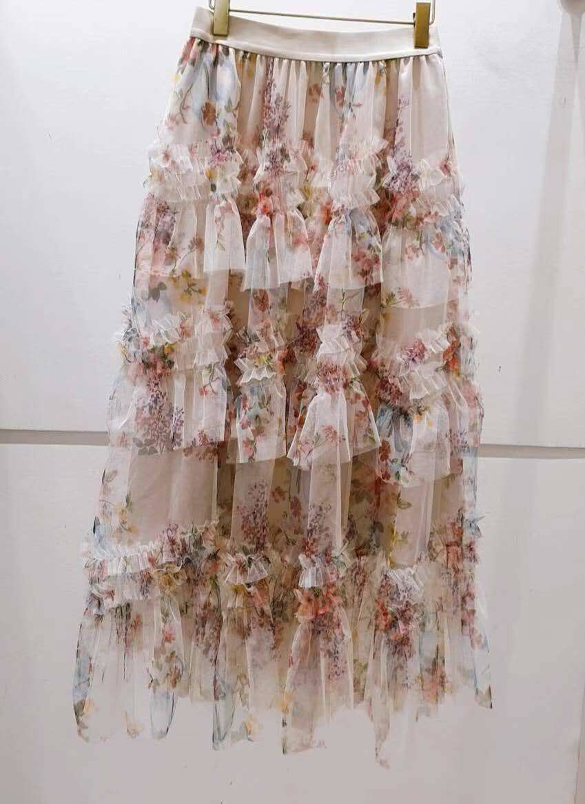PM_K4150  ▶️玫瑰花雪紡長裙 👉W:cm H:cm L:cm👈