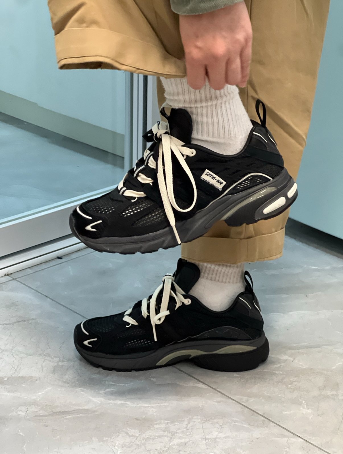 SONG FOR THE MUTE x Adidas Originals Adistar Cushion SFTM 黑色 黑武士 反光 麂皮 復古 慢跑鞋 老爹鞋 JP8416/預購