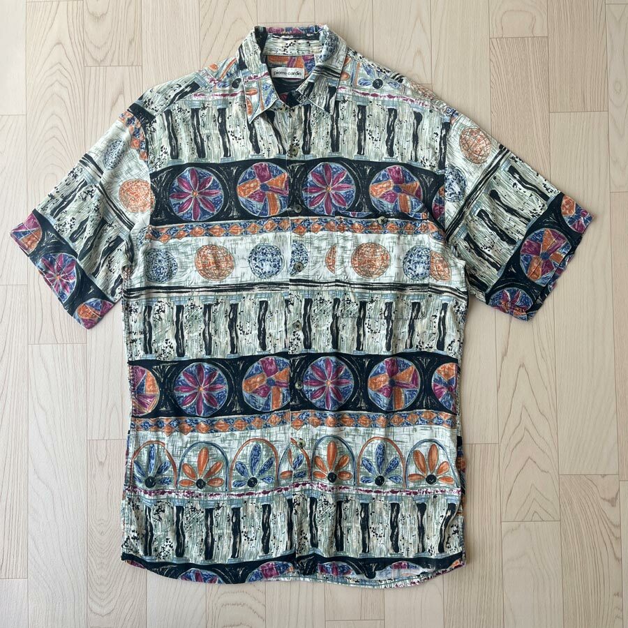 Pierre Cardin藝術圖案短袖恤衫