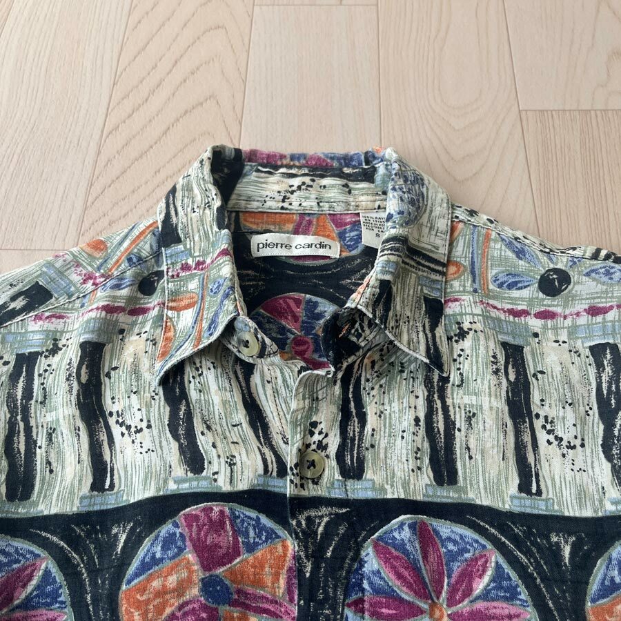 Pierre Cardin藝術圖案短袖恤衫