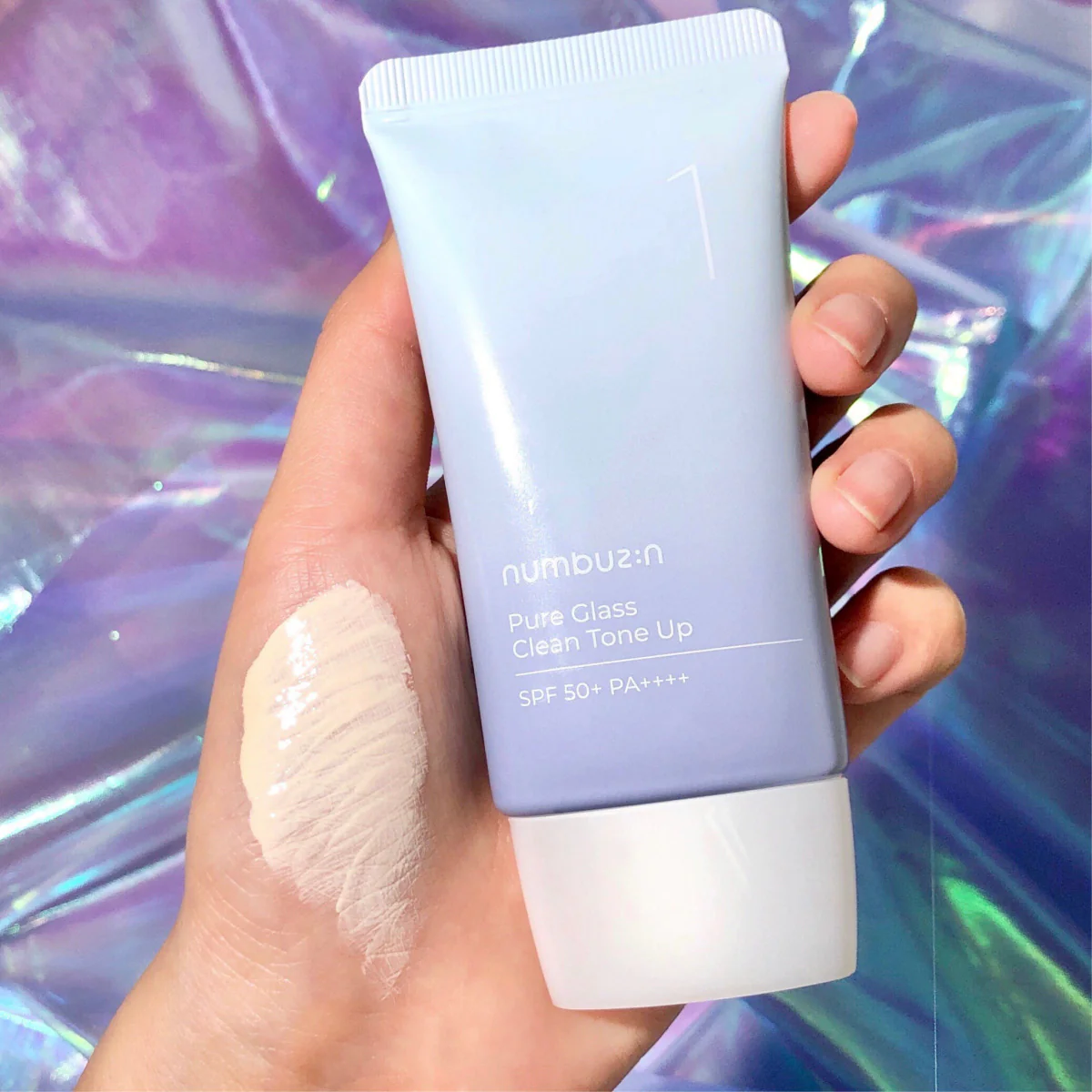 Numbuzin 1號玻璃光感亮澤素顏霜 SPF50+PA++++ 50ml