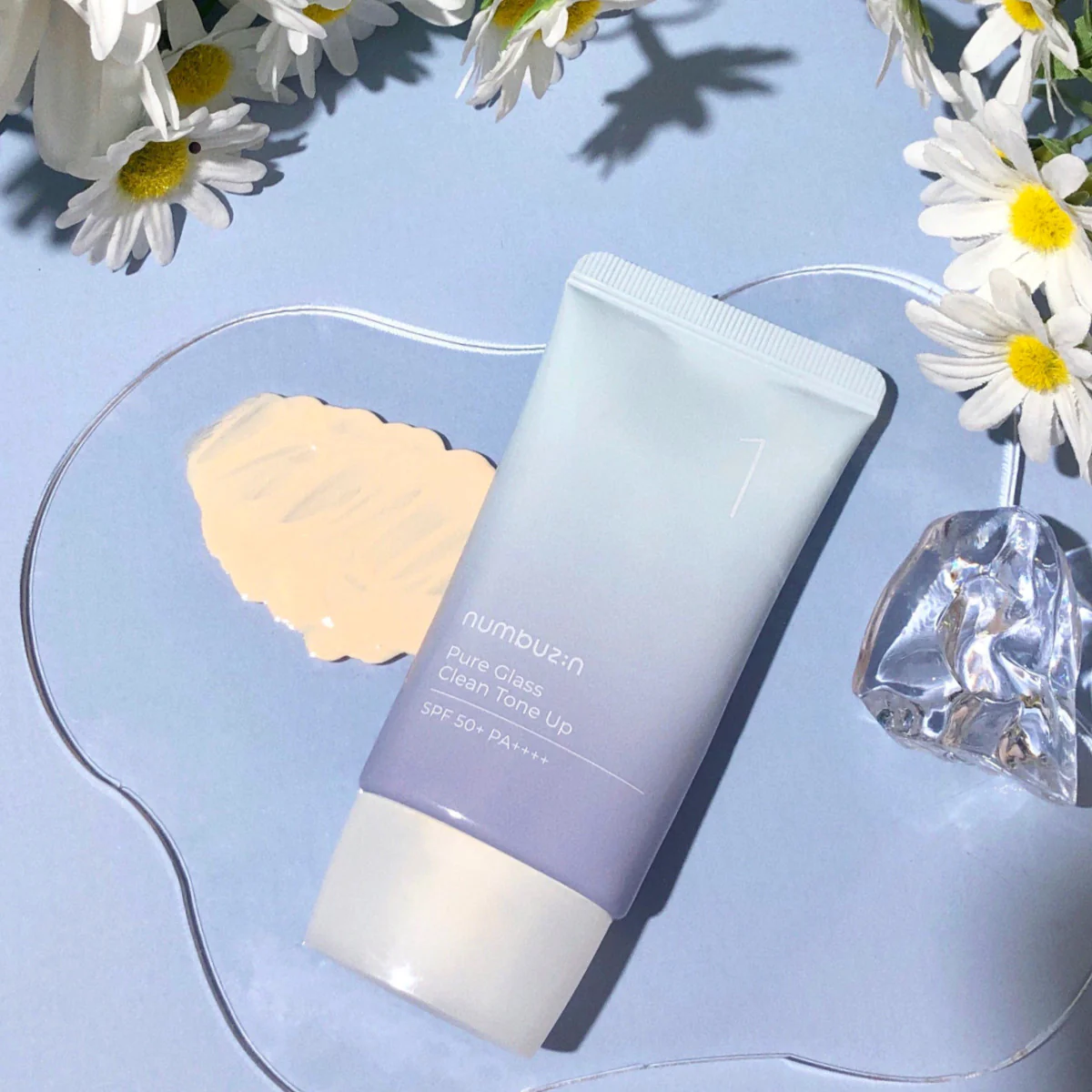 Numbuzin 1號玻璃光感亮澤素顏霜 SPF50+PA++++ 50ml