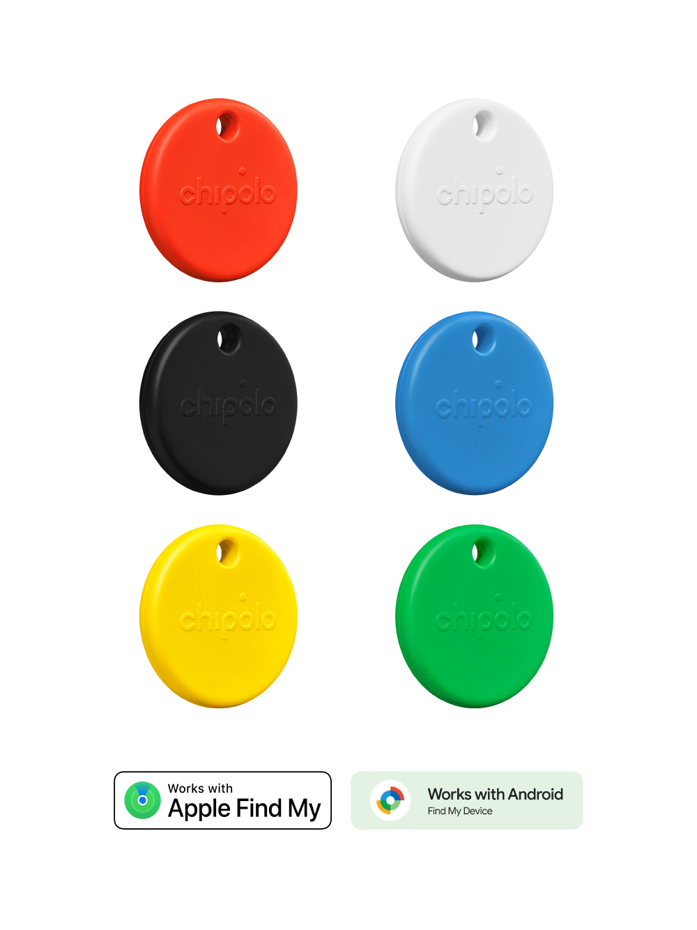Chipolo POP 防丟小幫手 (1入組 • 蘋果、安卓兼容）
