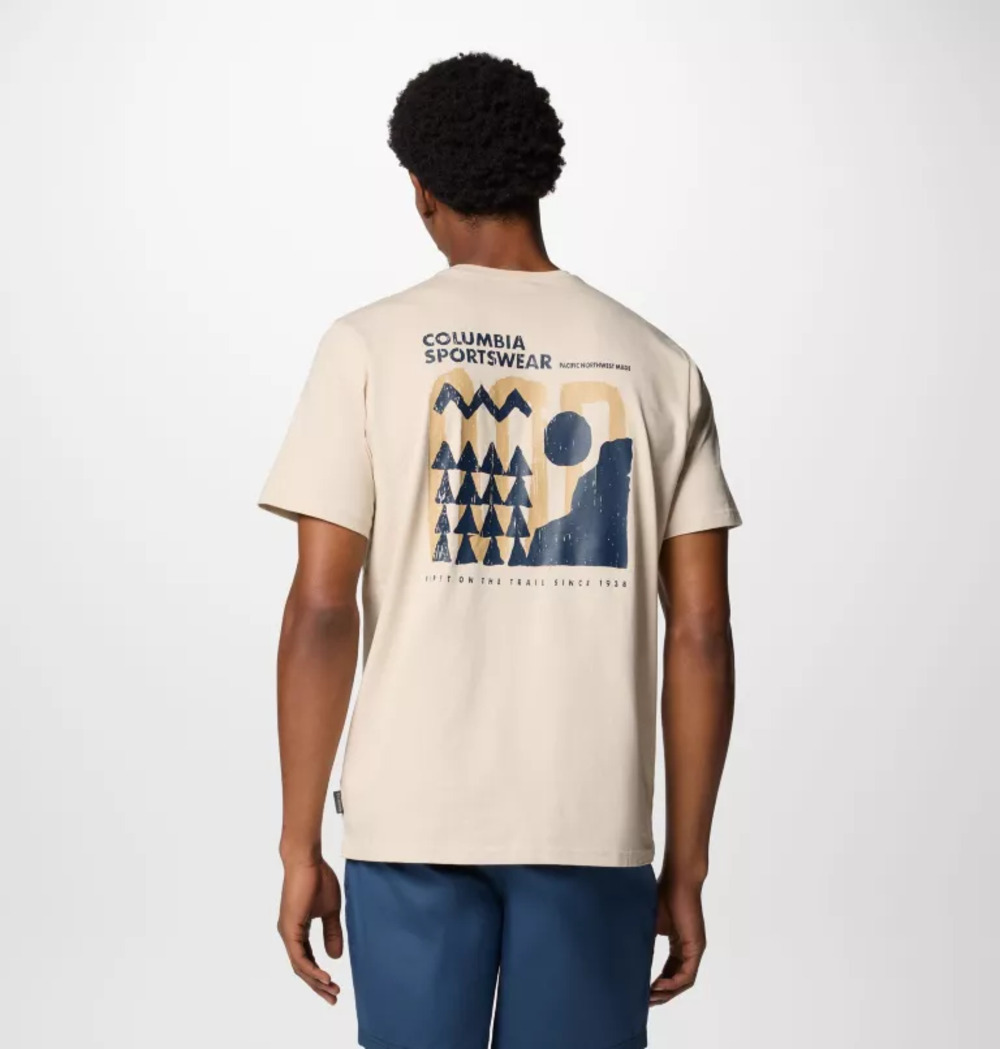 Columbia - 男裝 Explorers Canyon 背部圖案短袖 T 恤