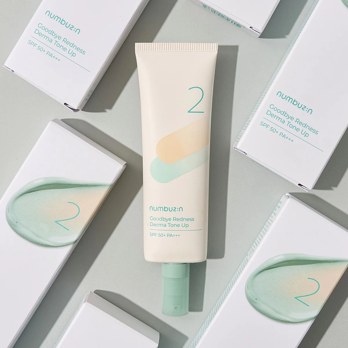 Numbuzin 2號綠色袪紅美肌防曬素顏霜SPF50+ PA+++ 50ml