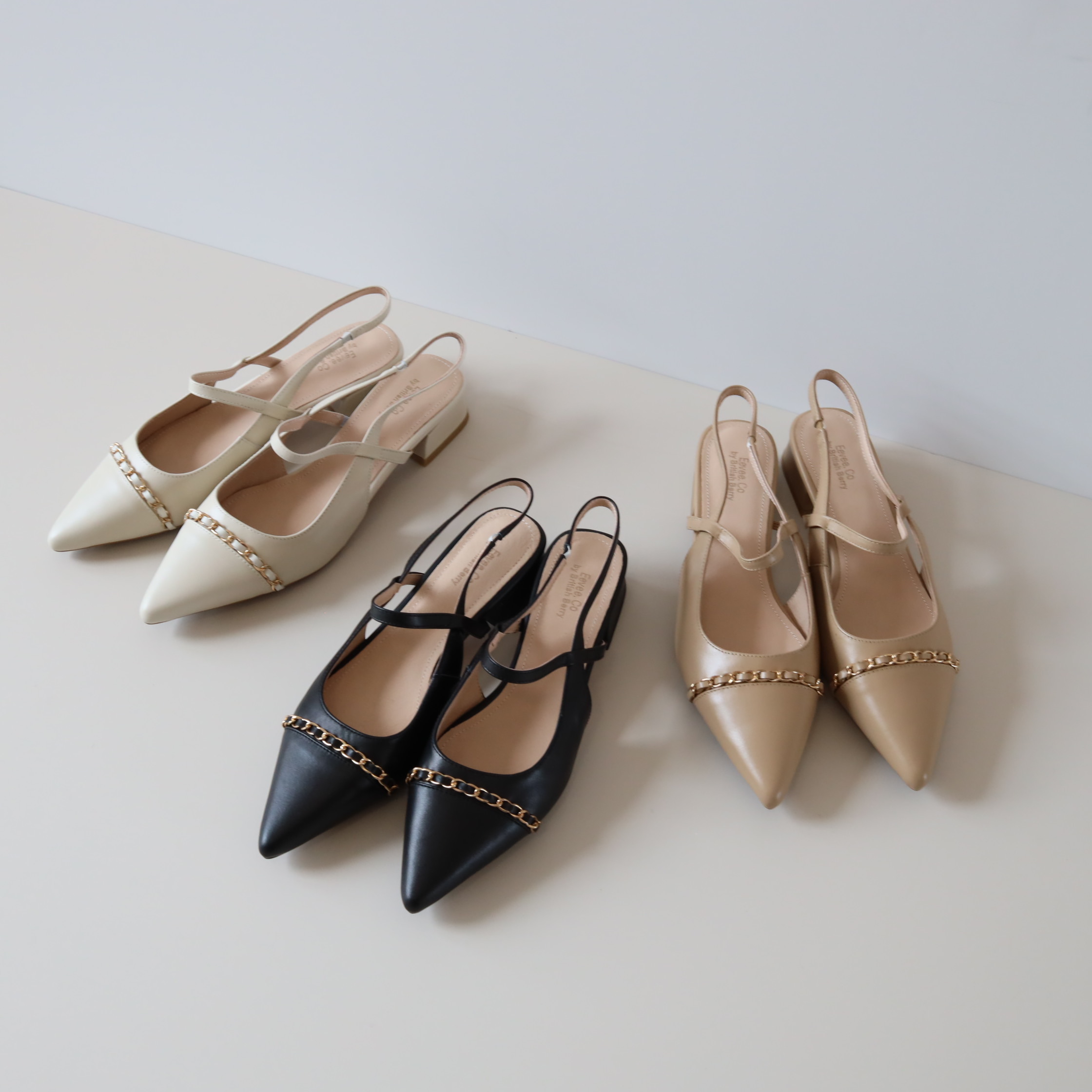 (現貨) SS2168 Gala Pointed Low-heels