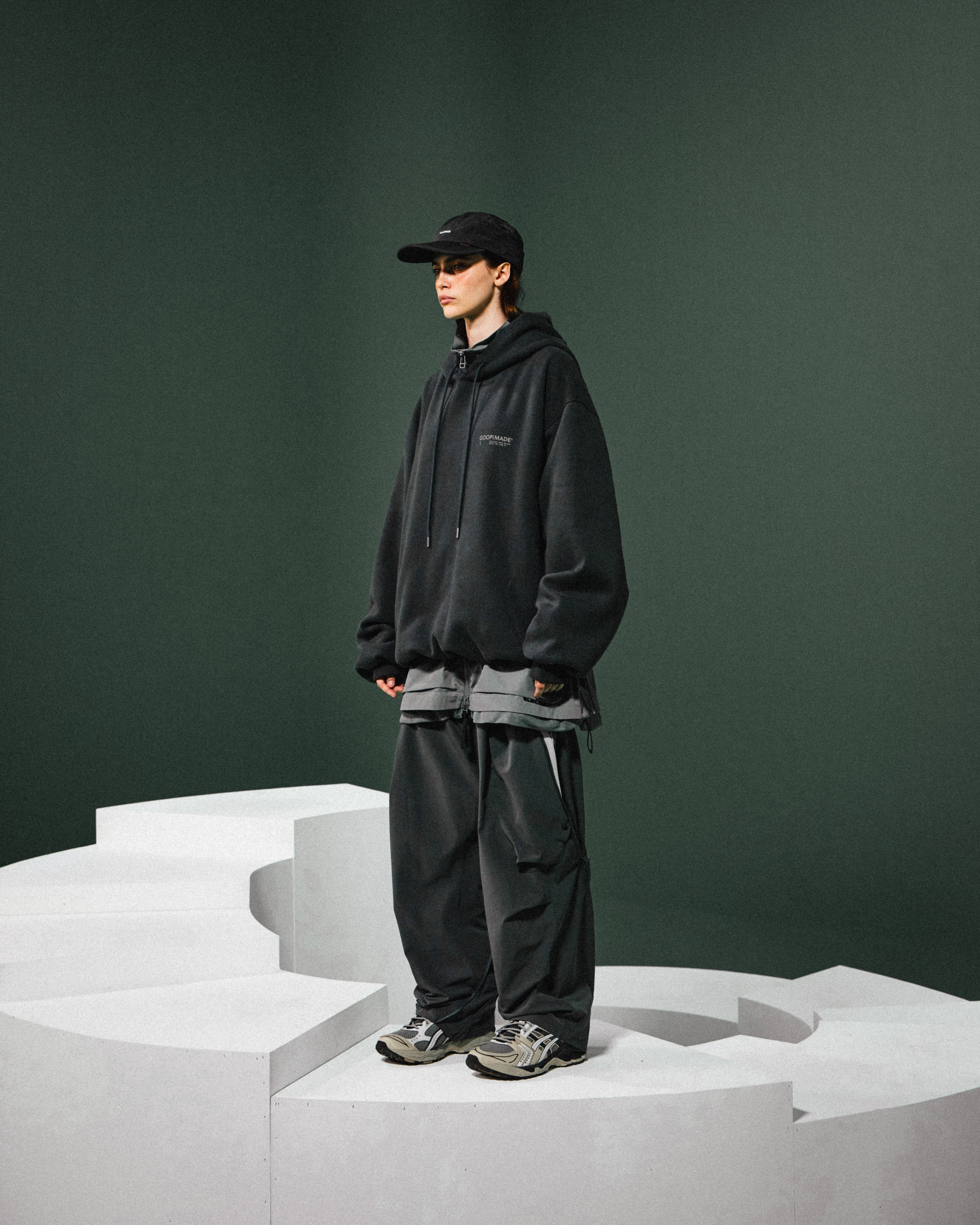 GOOPiMADE “8SE-03H" THE Shokunin Oversized Hoodie - Midnight