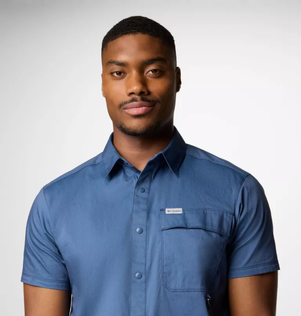 Columbia - 男裝 Landroamer 斜紋短袖T恤