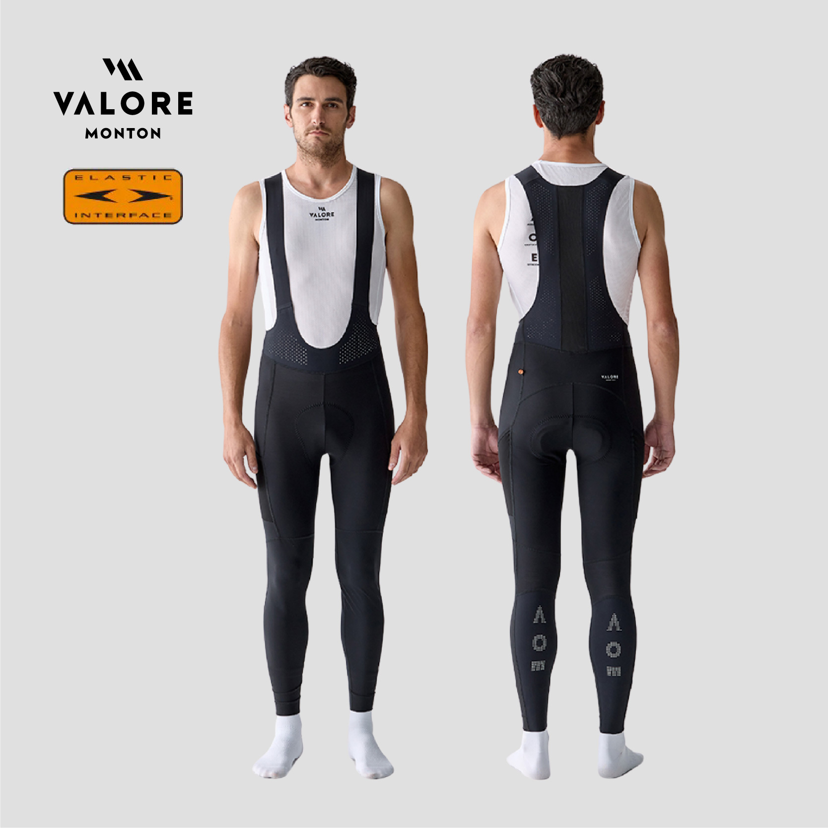 星動黑色男款背帶長褲