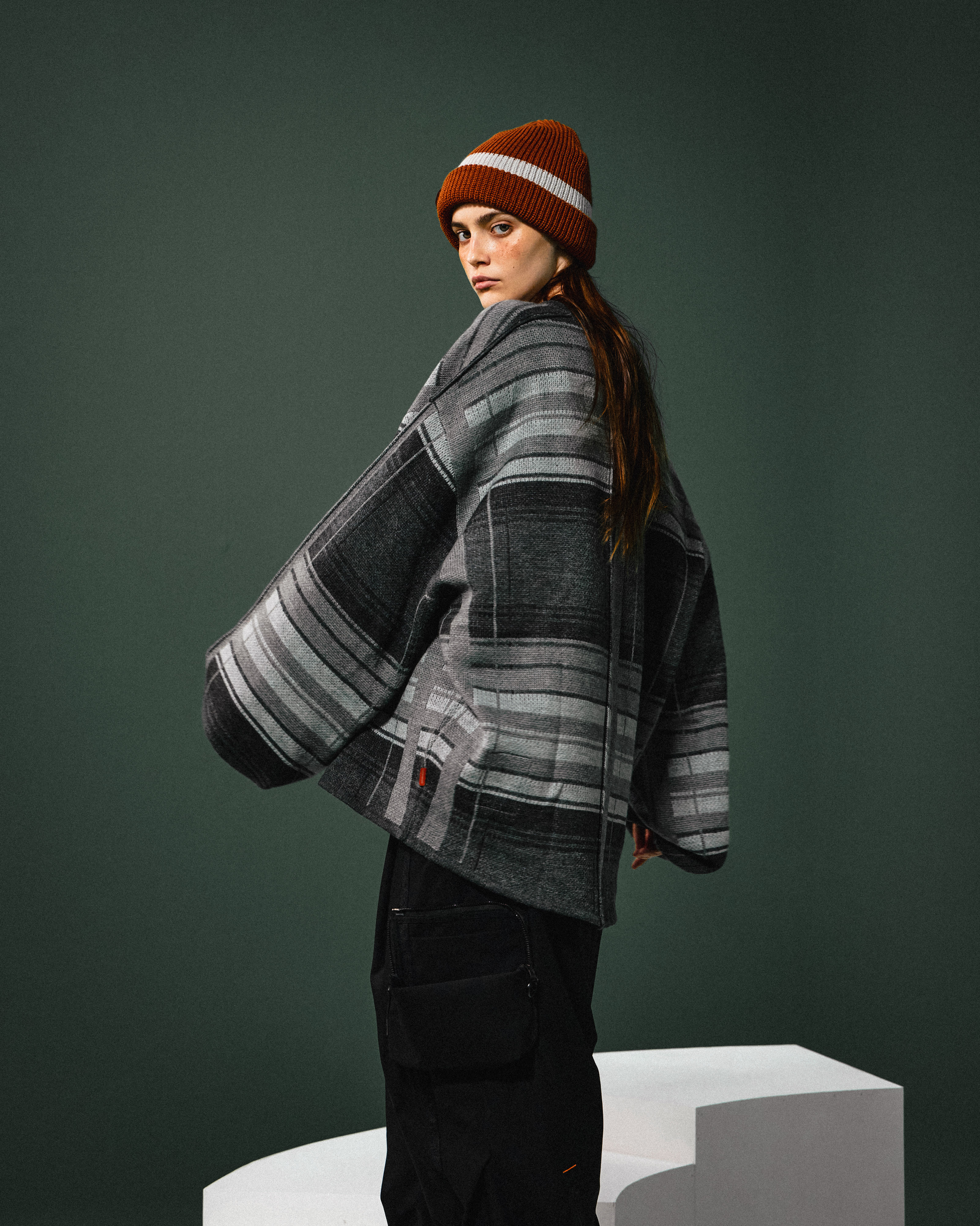 GOOPiMADE “8SE-01K” MEGA-type Plaid Knit Sweater - Mix