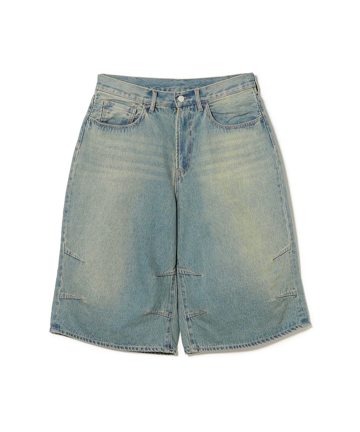 『代購+現貨商品』2025SS BEAMS WIDE DENIM 3/4 五口袋 寬版 七分褲 七分 牛仔褲 牛仔短褲 熱門款 11211439791