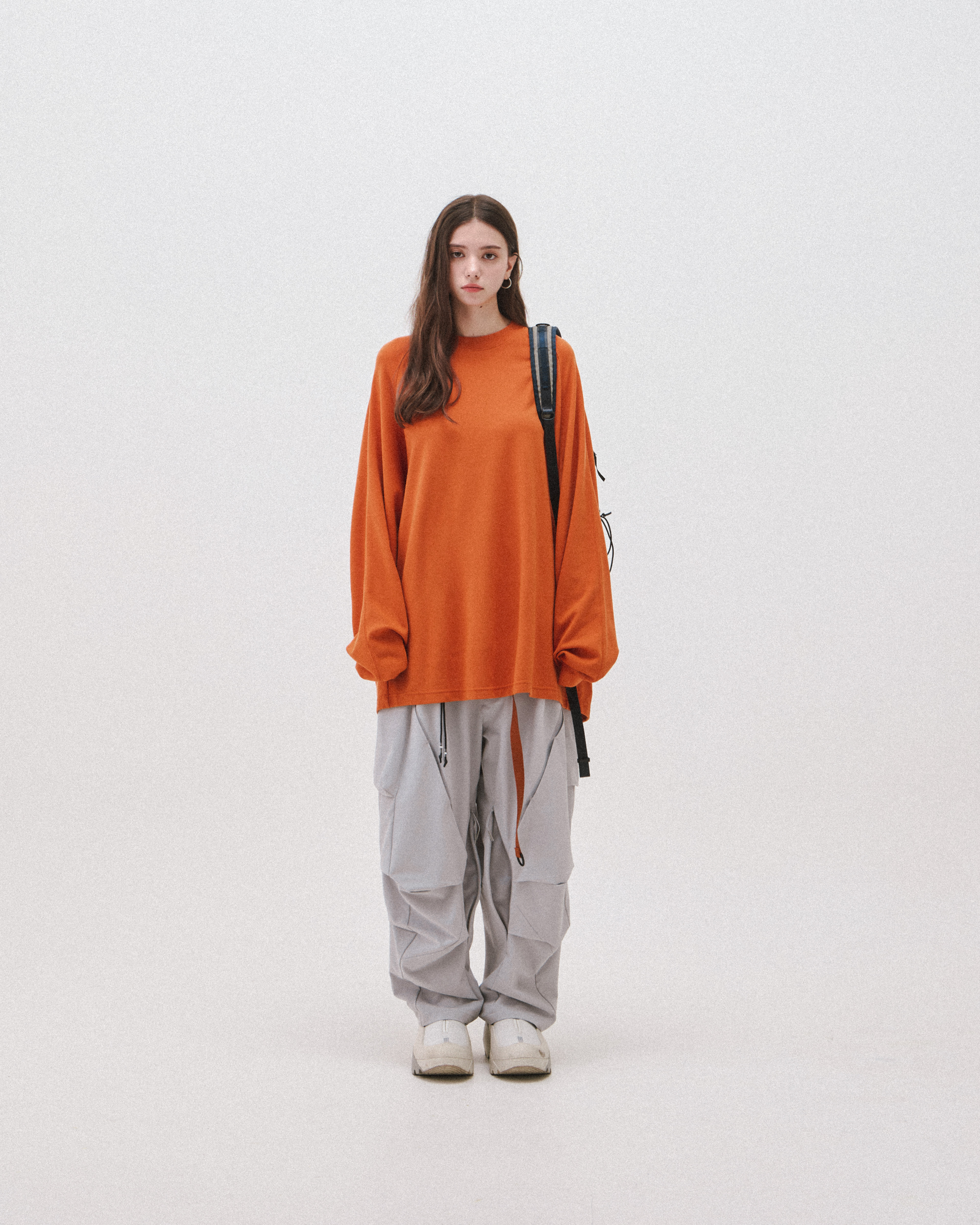 GOOPiMADE “X_Model-03” Just A Normal L/S Tee - Pumpkin