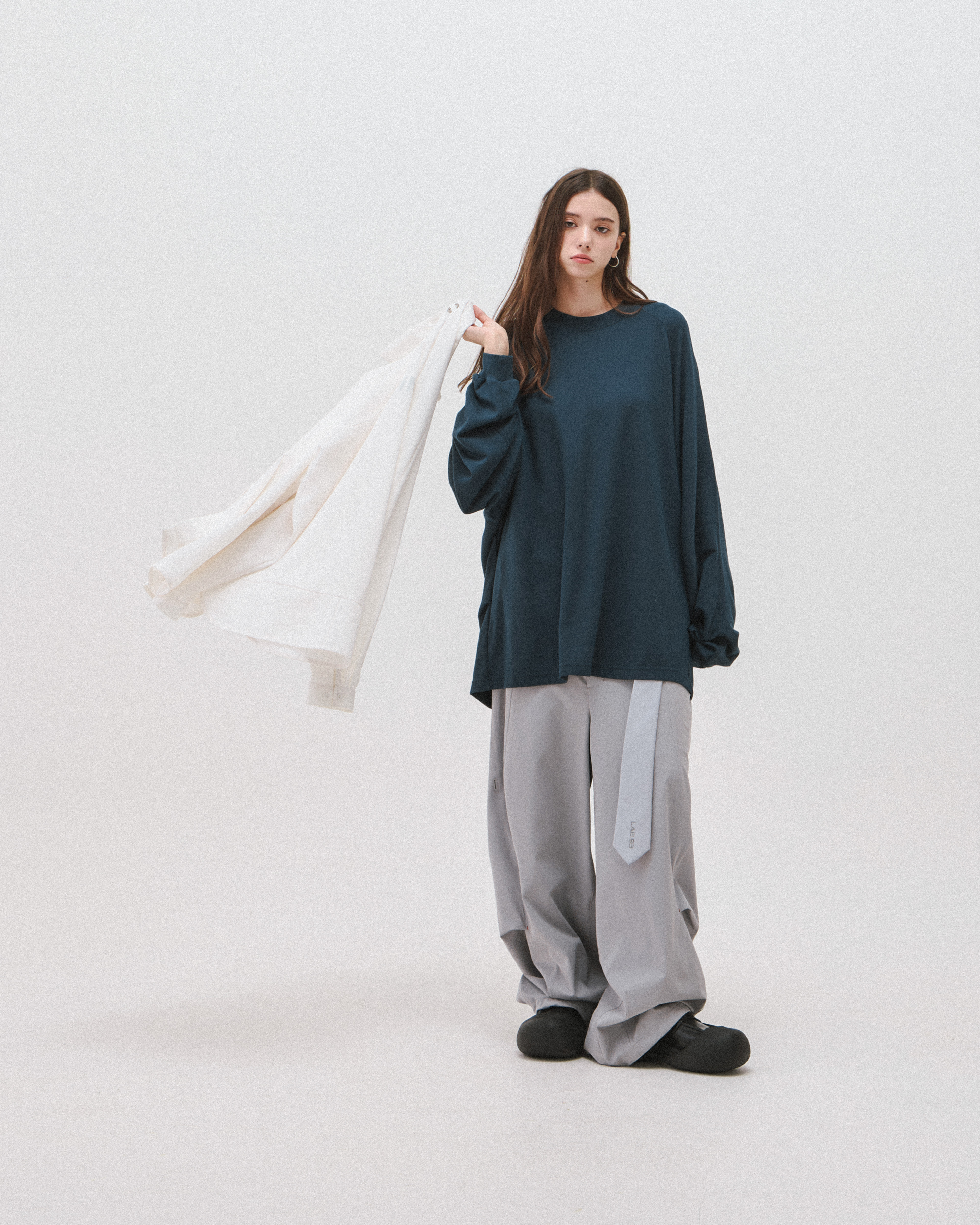 GOOPiMADE “X_Model-03” Just A Normal L/S Tee - Marine