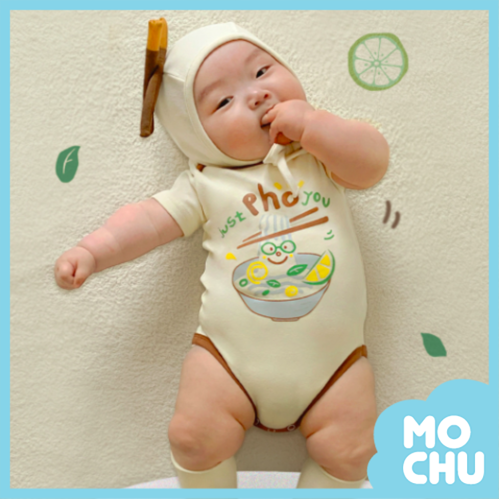 麵麵碗筷短袖包屁衣