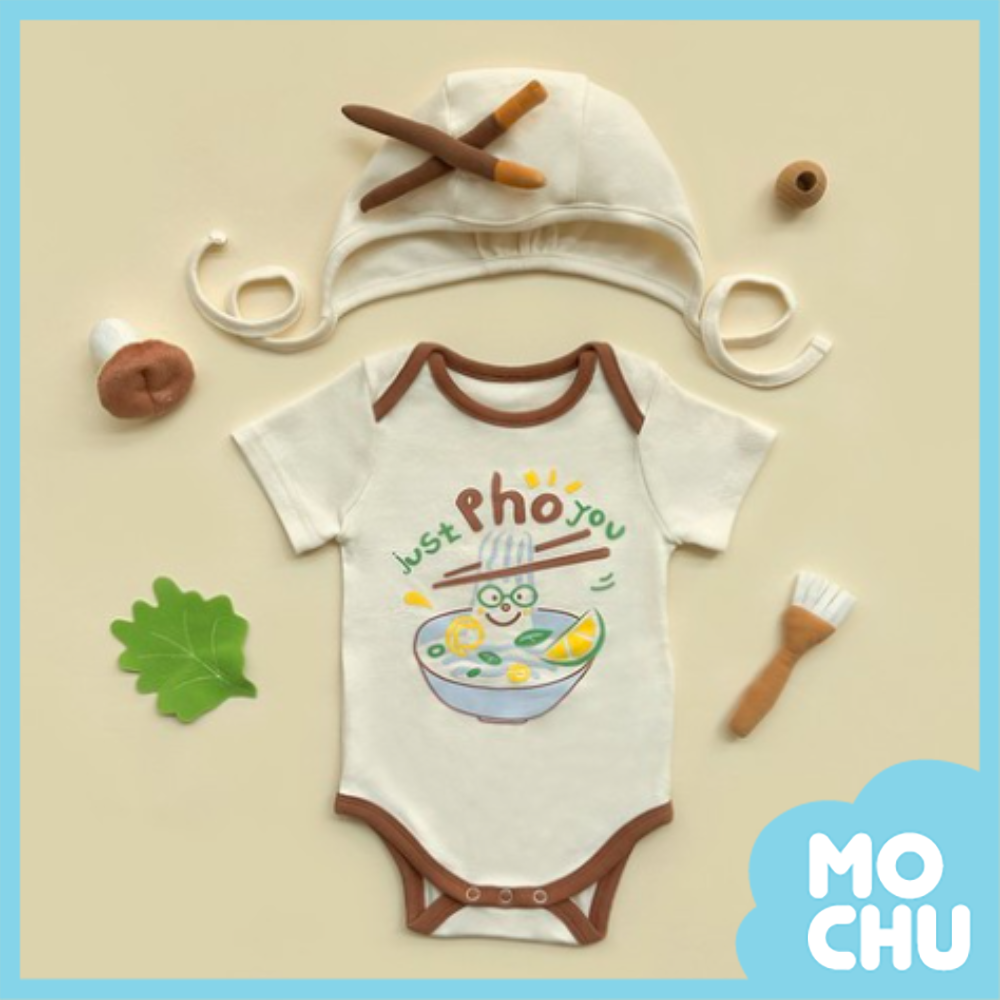 麵麵碗筷短袖包屁衣