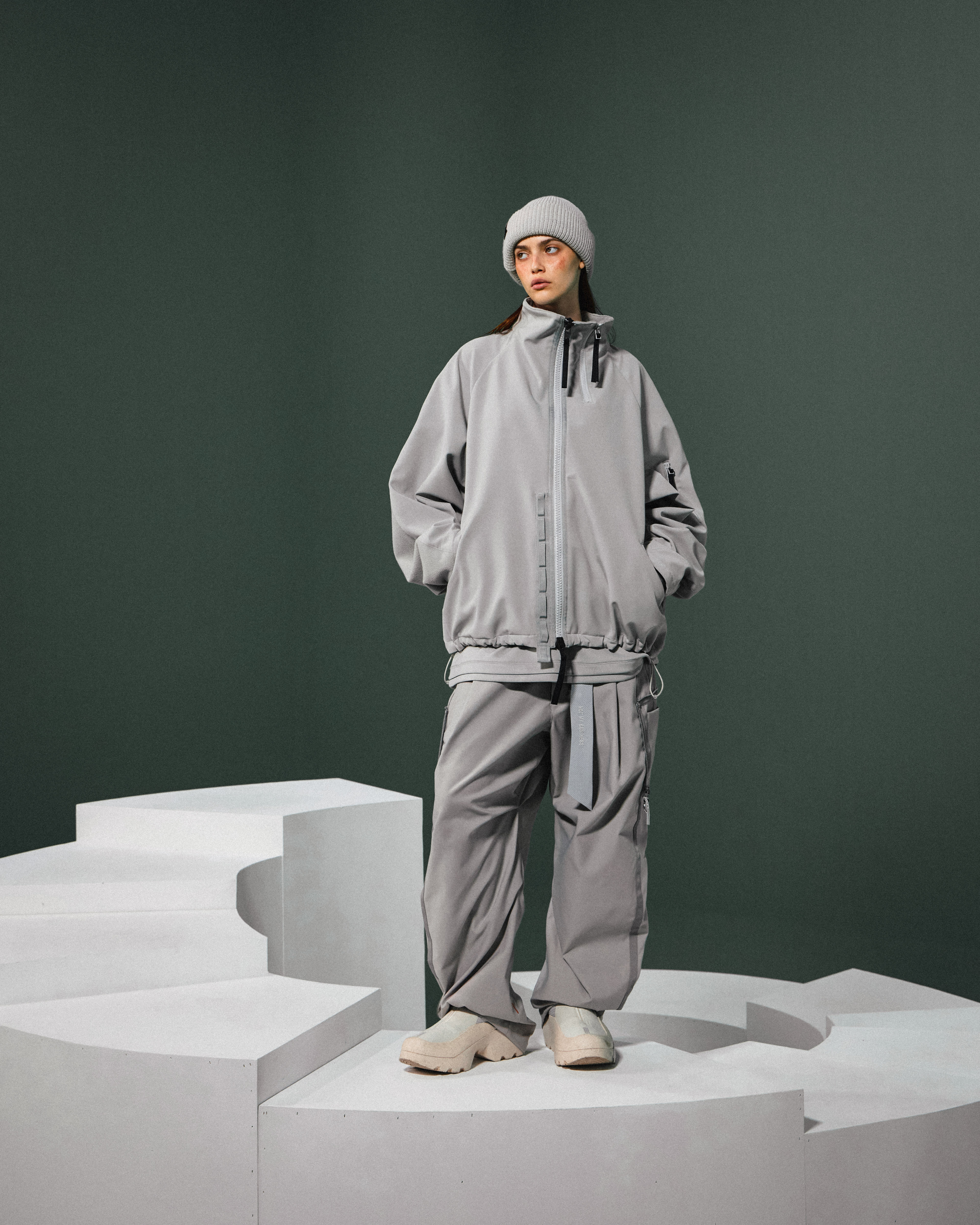 GOOPiMADE “8SE-01P" 4DX.Module Tech Utility Pants - Tech Gray