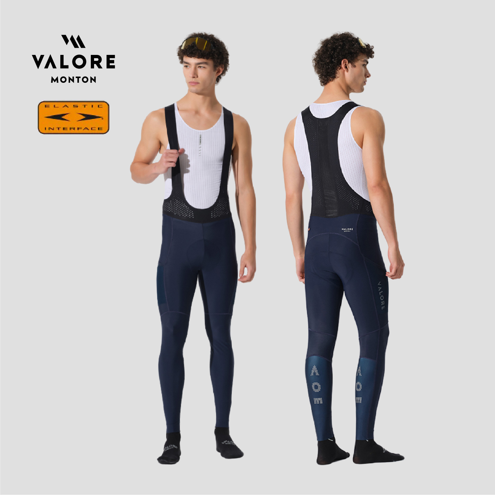 星動深藍男款背帶長褲