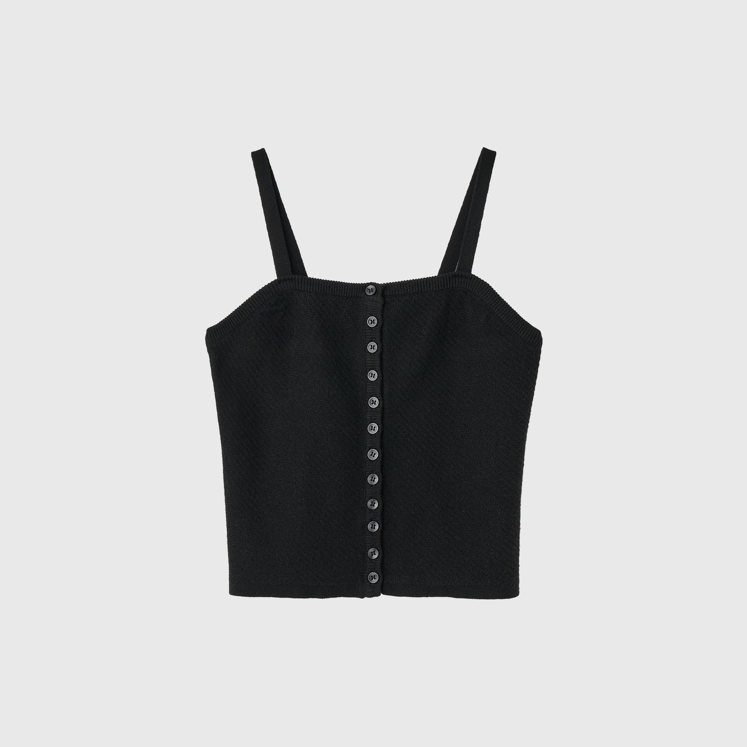 [GENERAL IDEA] BUTTON-UP KNIT BUSTIER