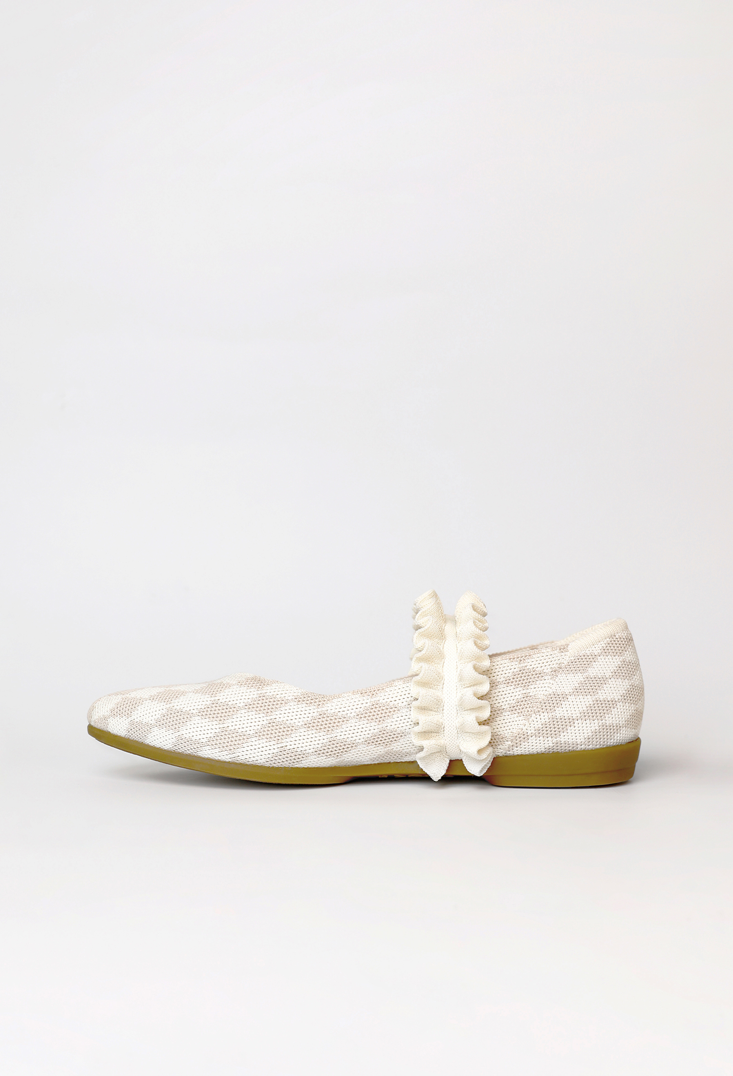 漫遊平底鞋 白菱格紋